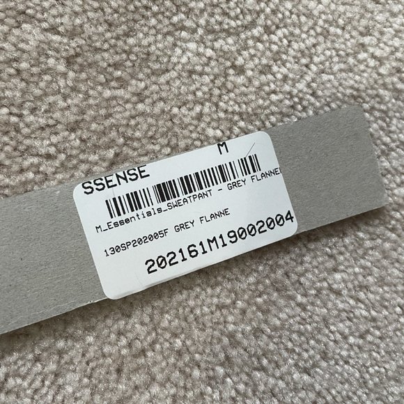 RARE Fear of God Essentials Sweatpants (SS20) Gray Flannel/Charcoal - Picture 4 of 5